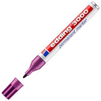 Edding Edding 3000 permanent marker Magenta (1,5 - 3 mm rond)