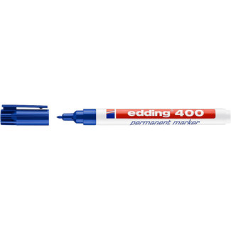 Edding Edding 400 permanent marker Blauw (1 mm rond)