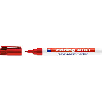 Edding Edding 400 permanent marker Rood (1 mm rond)