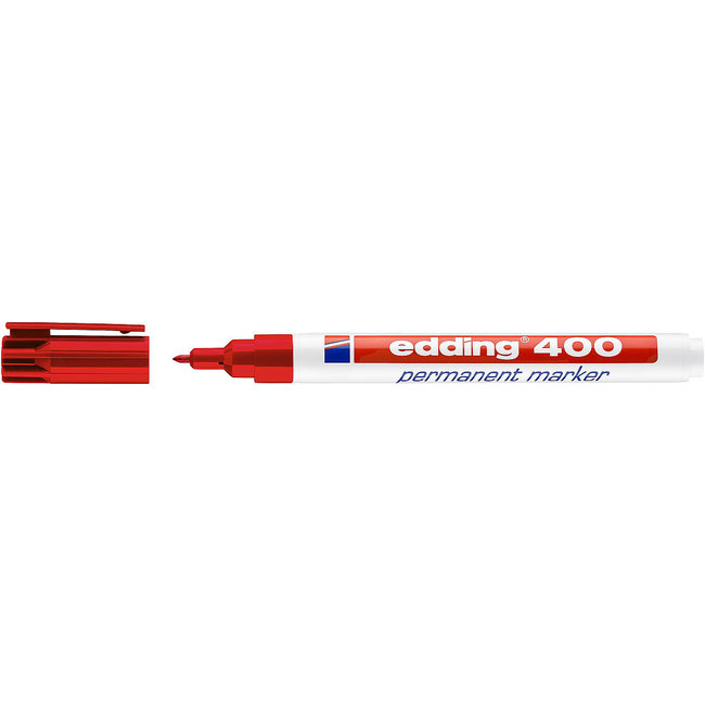 Edding 400 permanent marker Rood (1 mm rond)