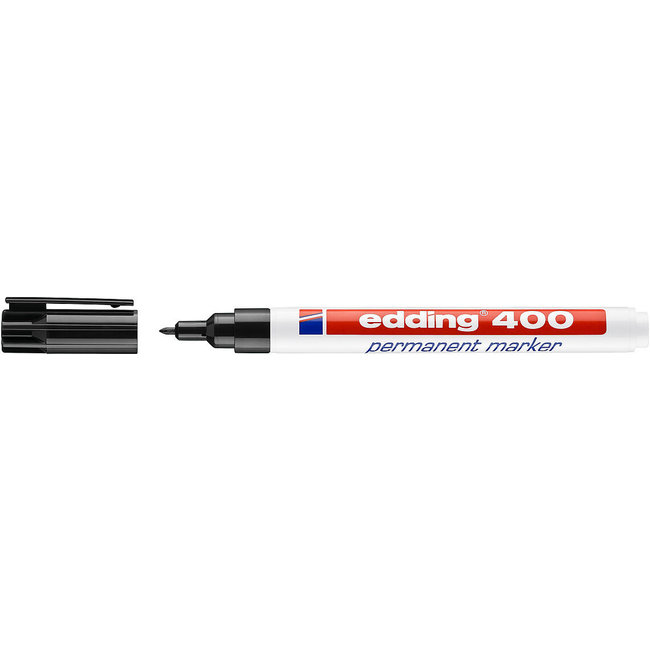 Edding 400 Permanent-Marker Schwarz (ca. 1 mm)