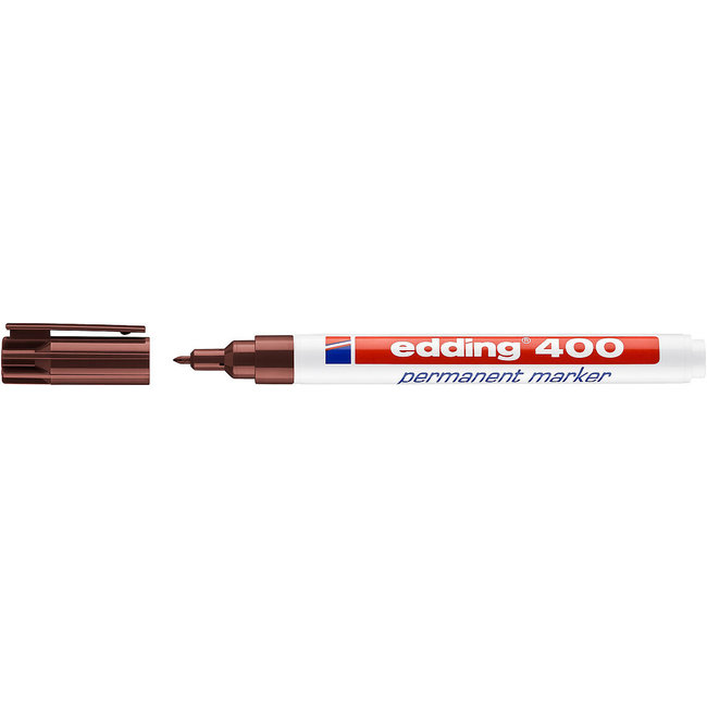 Edding 400 Permanent-Marker Brown (ca. 1 mm)