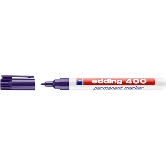 Edding Edding 400 permanent marker Paars (1 mm rond)