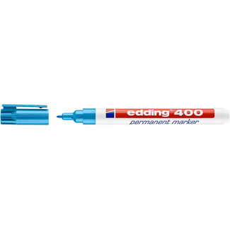 Edding Edding 400 Marqueur permanent bleu clair (1 mm rond)