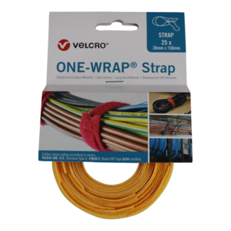 Velcro Liant de câble velcro Velcro® One-Wrap® 20mm x 150mm jaune