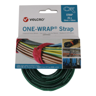 Velcro Velcro® ONE-WRAP® klittenband kabelbinder 20mm x 150mm Groen