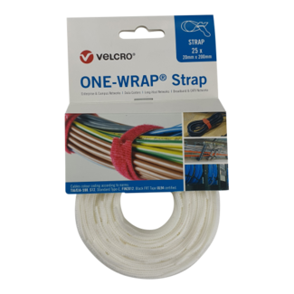 Velcro Velcro® ONE-WRAP® klittenband kabelbinder 20mm x 150mm Wit