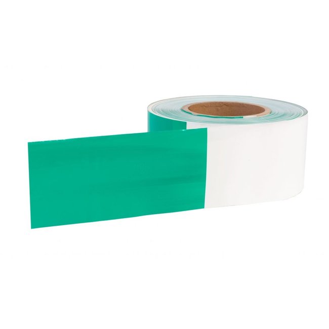 TD47 Barrier tape Green/White 75mm x 250m