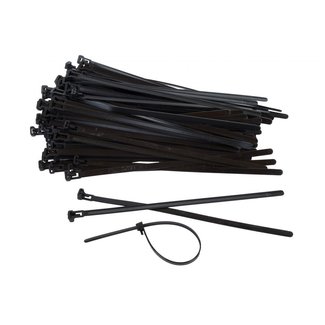 TD47 Products® TD47 Reclosable cable ties 7.6 x 150 mm Black