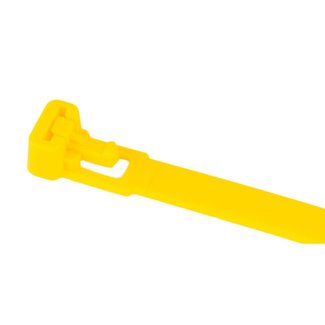 TD47 Products® TD47 Cadre de câble refermable 7,6 x 200 mm jaune