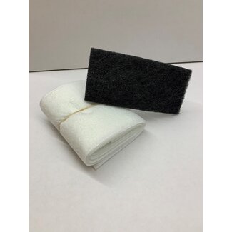 Bison Bison-Gummi-Dichtung Textilgewebe als 100mm x 2.5m + Abrasive Fiber