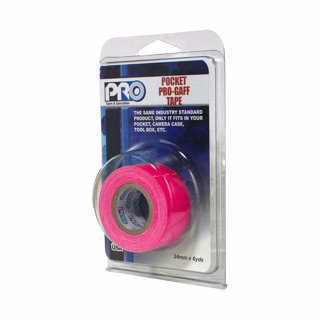 Pro Gaff fluorine tape mini roll 24mm x 5.4m Neon Pink