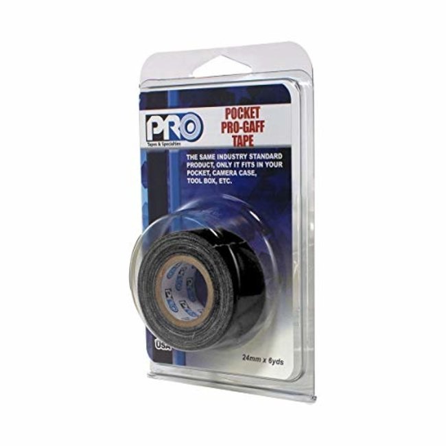 Pro Tapes Pro Gaff Pro Pocket Tape 24mm x 5,4m Schwarz