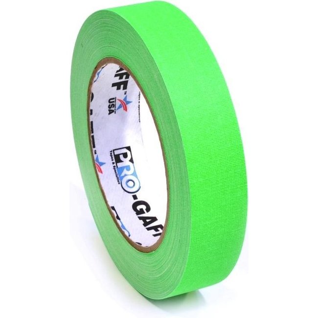 Pro Tapes Pro Gaff Fluor Gaffa Tape (5 rollen / 24mm x 22,8m)