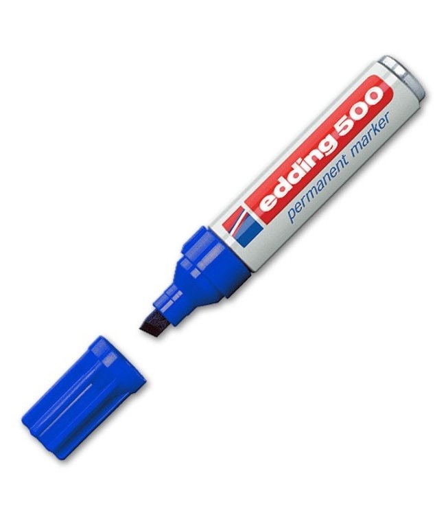 Edding 500 permanent marker Blauw (2 - 7 mm schuin)