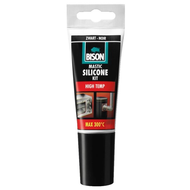 Bison Silikon High Temp 60ml Schwarz