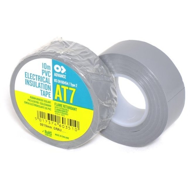 Advance At7 PVC Tape 19mm x 10m gris