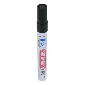 Snowman Snowman Ng-01F Marqueur permanent 1-3mm Point de ciseau noir