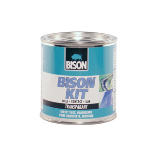 Bison Kit de bison Contact Colle Transparent 250ml