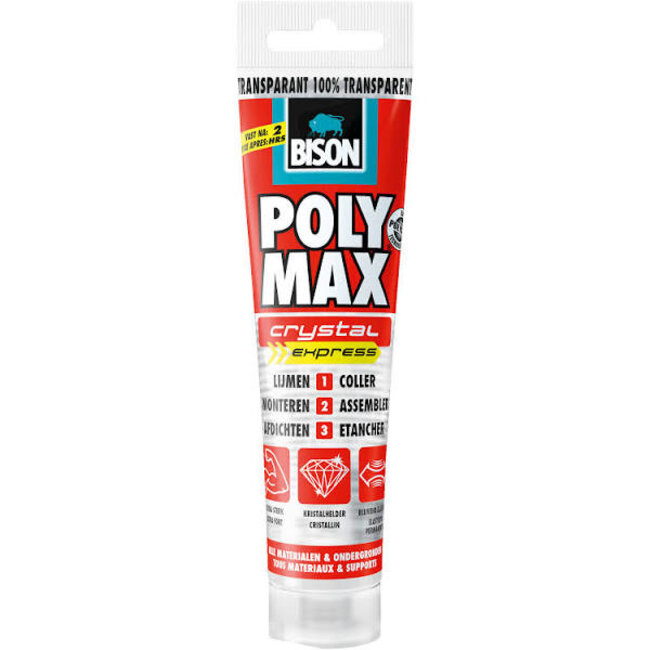 Bison Polymax Express Crystal Clear 115g