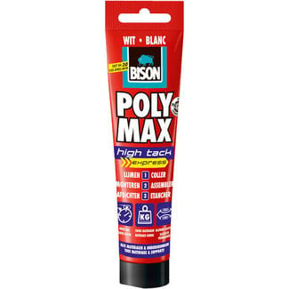 Bison Bison Polymax High Tack Express 165g Wit