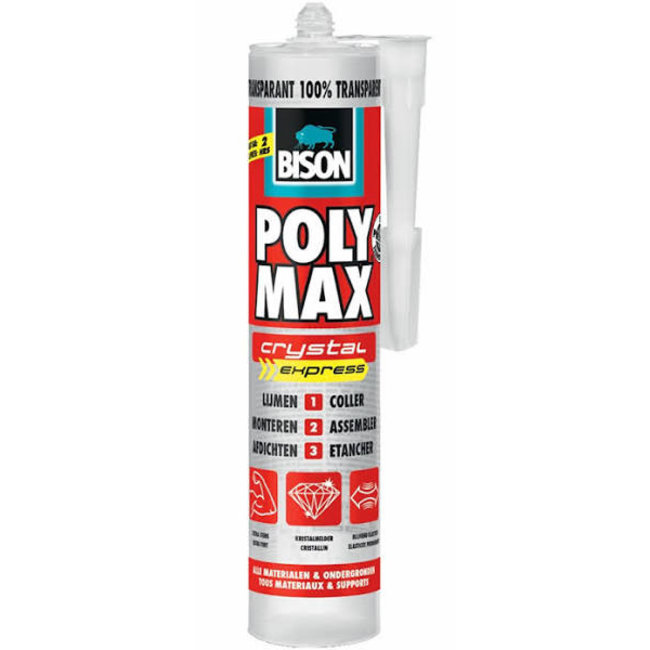 Bison Polymax Crystal Express Transparent 300g