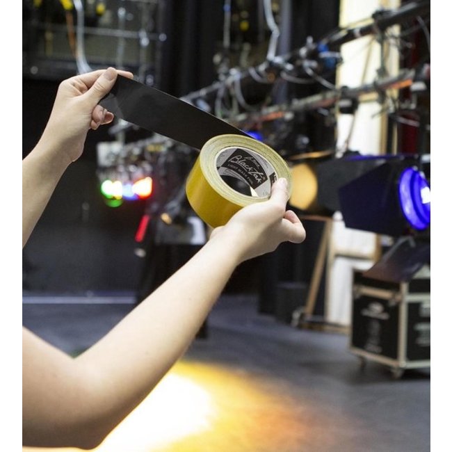 Blacktak Aluminium foil matt black 50mm x 25m