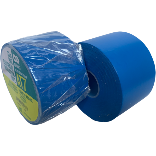 Advance AT7 PVC tape 50mm x 33m Blue