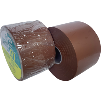 Ruban Pvc Plastifie marron 50 mm x 33 m