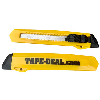 Tape-Deal.com Tape-Deal Couteau jaune à lame sécable