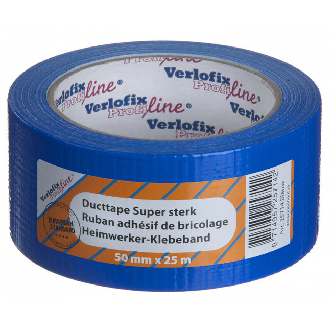 Verlofix Profiline Duct tape 50mm x 25m Blue