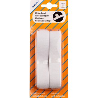 Verlofix Verlofix Velcro self-adhesive 2 x 100 cm White