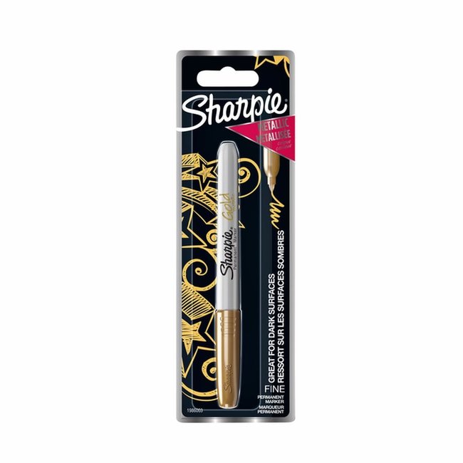Sharpie Fine Point permanent marker 1mm Metallic Gold