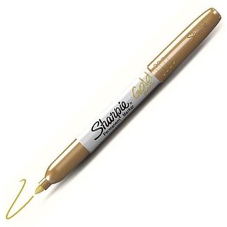 Sharpie Sharpie Fine Point permanent marker 1mm Metallic Gold