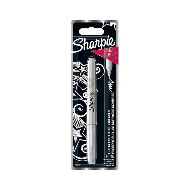 Marqueur permanent Sharpie Fine Point 1mm Metallic Silver