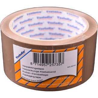 Verlofix Verlofix Ruban d'emballage  50mm x 66m brun