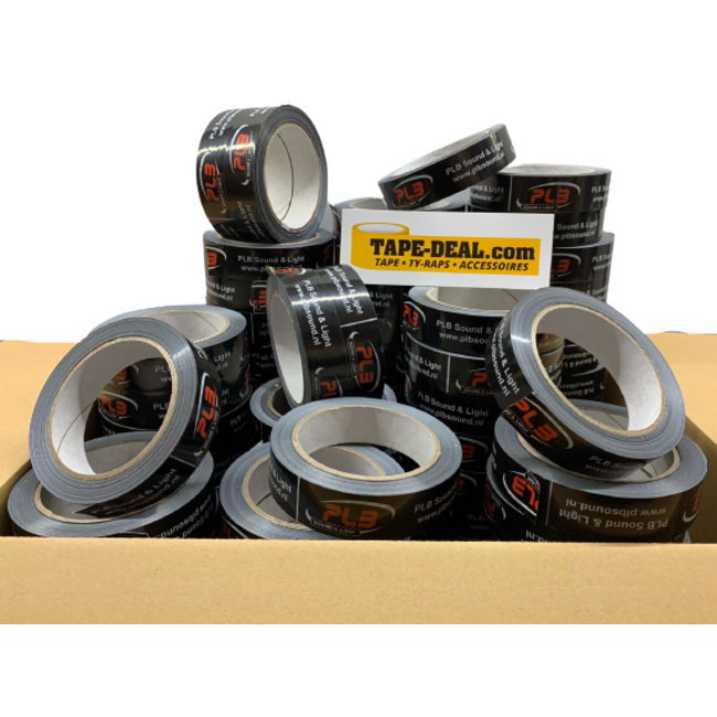TD47 Bedrucktes Verpackungsband PVC 25mm x 66m (Kabelband)
