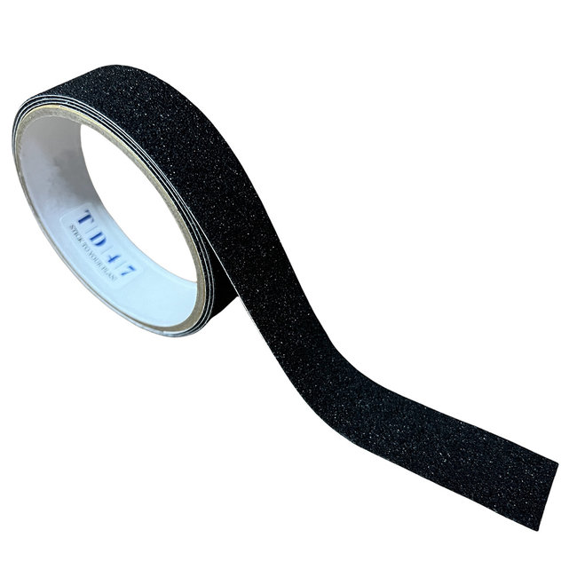 TD47 Antislip tape Strook 25mm x 1m Zwart