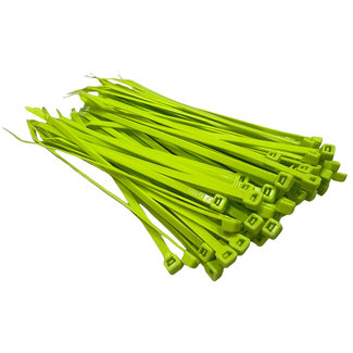 TD47 Products® TD47 Attaches de câble 4,8 x 200 mm vert fluorescent