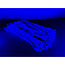 TD47 Attaches de câble 4.8 x 200 mm bleu fluo