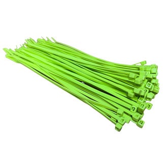 TD47 Products® TD47 Attaches de câble 4,8 x 300 mm vert fluorescent