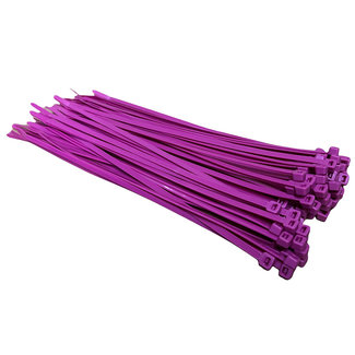 TD47 Products® TD47 Attaches de câble 4,8 x 300 mm rose fluo