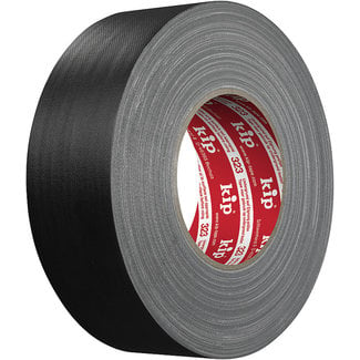 KIP® Kip 323 Gaffers Tape 50mm x 50m Mat Zwart