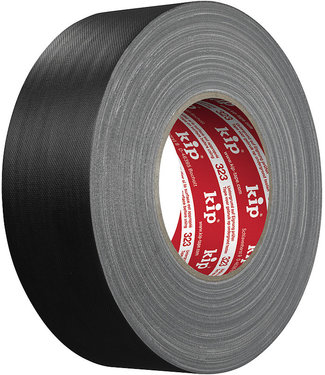 KIP® Kip 323 Gaffers Tape 50mm x 50m Mat Zwart