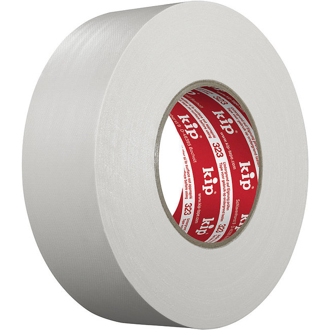 Kip 323 Gaffers Tape 50mm x 50m blanche Mat