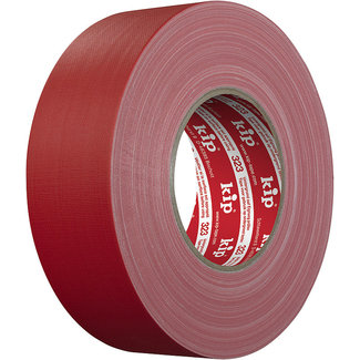 KIP® Kip 323 Gaffers Tape 50mm x 50m Mat Rood