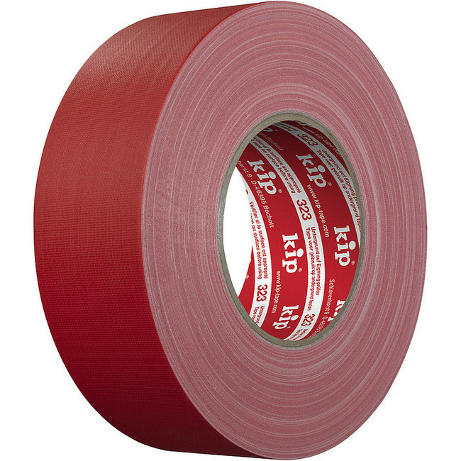 Kip 323 Gaffers Tape 50mm x 50m Matt Red