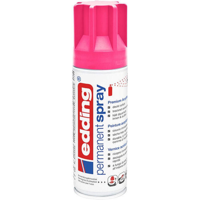 Edding 5200 Permanentspray 200ml Neon Rosa