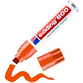 Edding Edding 800 Marqueur permanent Orange (4 - 12 mm oblique)