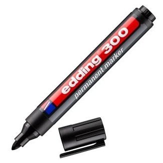 Edding Edding 300 Permanent-Marker Black (1,5-3 mm rund)